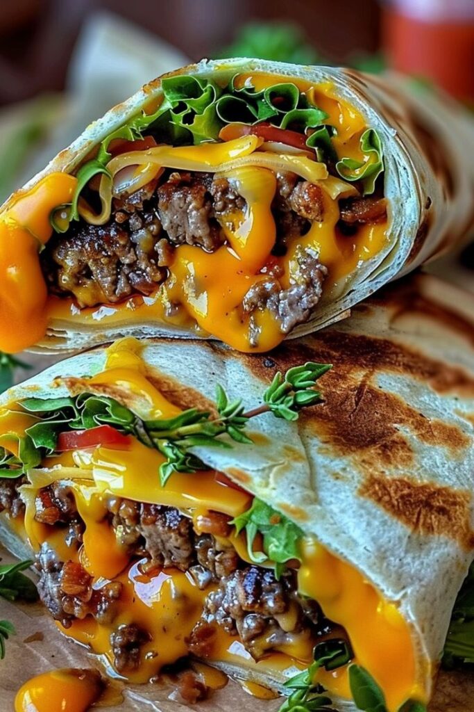 Grilled Cheeseburger Wraps,

Cheeseburger Wraps,

Burger Wraps,

Easy Burger Recipe,

Quick Dinner Recipe,

Grilled Recipe,

Weeknight Dinner,

Ground Beef Recipe,

Tortilla Wraps,

Cheeseburger Ideas,