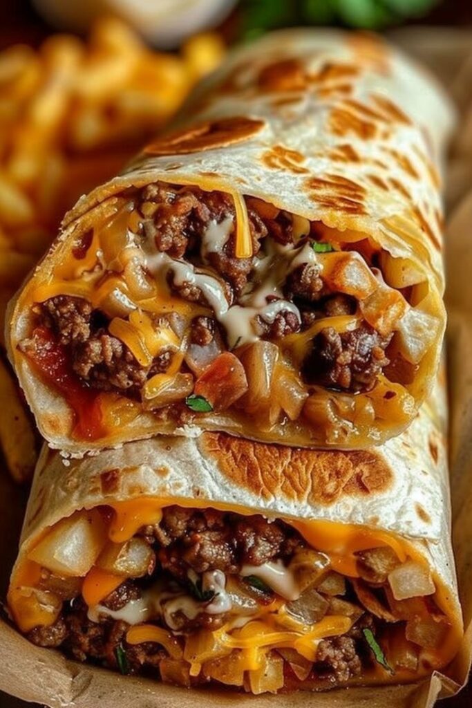 Grilled Cheeseburger Wraps,
Cheeseburger Wraps,
Burger Wraps,
Easy Burger Recipe,
Quick Dinner Recipe,
Grilled Recipe,
Weeknight Dinner,
Ground Beef Recipe,
Tortilla Wraps,
Cheeseburger Ideas,