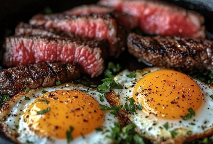 Delicious Steak and Eggs Hash Recipe for a Hearty