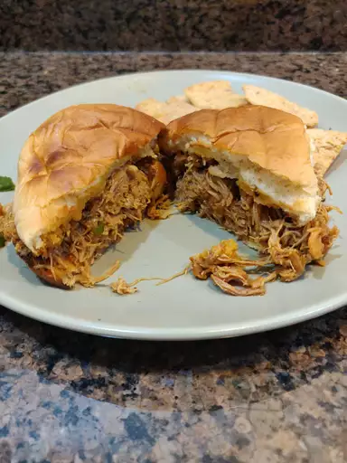 JoesPulled Chicken Sloppy Joes