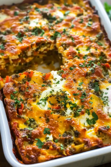 Chorizo Potato Egg Casserole – Hearty Breakfast Bake