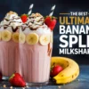 Ultimate Banana Split Milkshakes