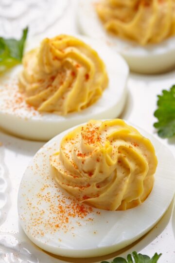 Deviled eggs recipe, 10 best deviled egg recipes, Best deviled eggs recipe, 3 ingredient deviled eggs, How much mayo and mustard for 12 deviled eggs Classic deviled eggs recipe, Deviled eggs ingredients, How long to boil eggs for deviled eggs,